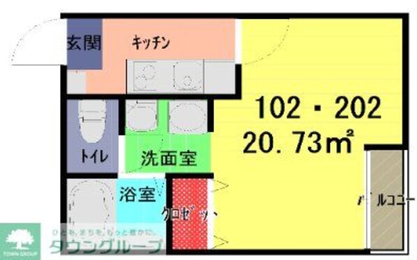 リベルテ大和田の物件間取画像